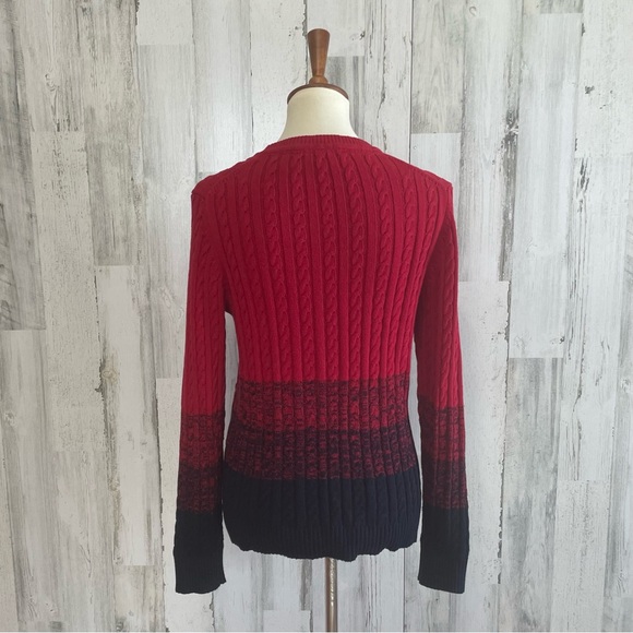 Tommy Hilfiger Ombré Cable Knit Sweater - Picture 8 of 10